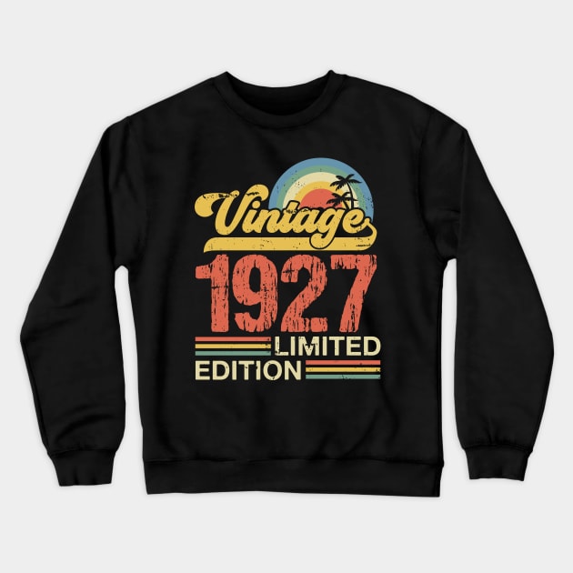 Retro vintage 1927 limited edition Crewneck Sweatshirt by Crafty Pirate 